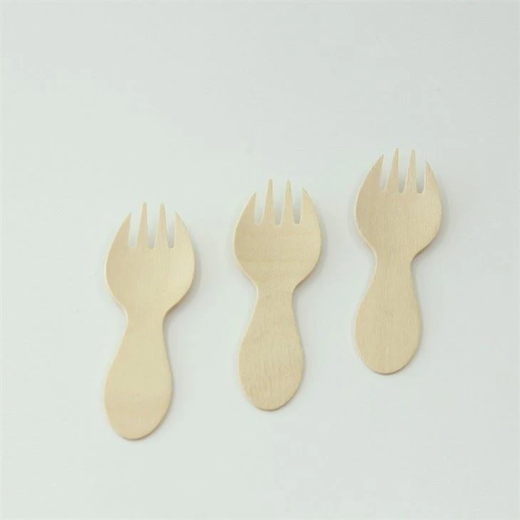80MM Disposable Wooden Sporks
